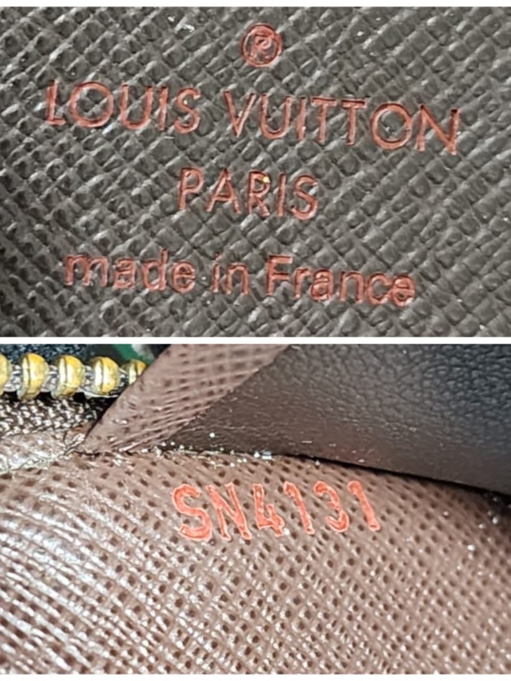 Authentic LOUIS VUITTON Damier Canvas Zippy Wallet Brown - Picture 3 of 13